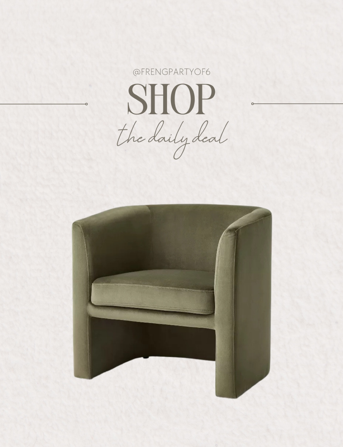 This olive velvet chair rarely goes on sale and it’s under $300 right now! We have the brown color and it’s really comfortable. Love the shape!

#LTKSaleAlert #LTKHome