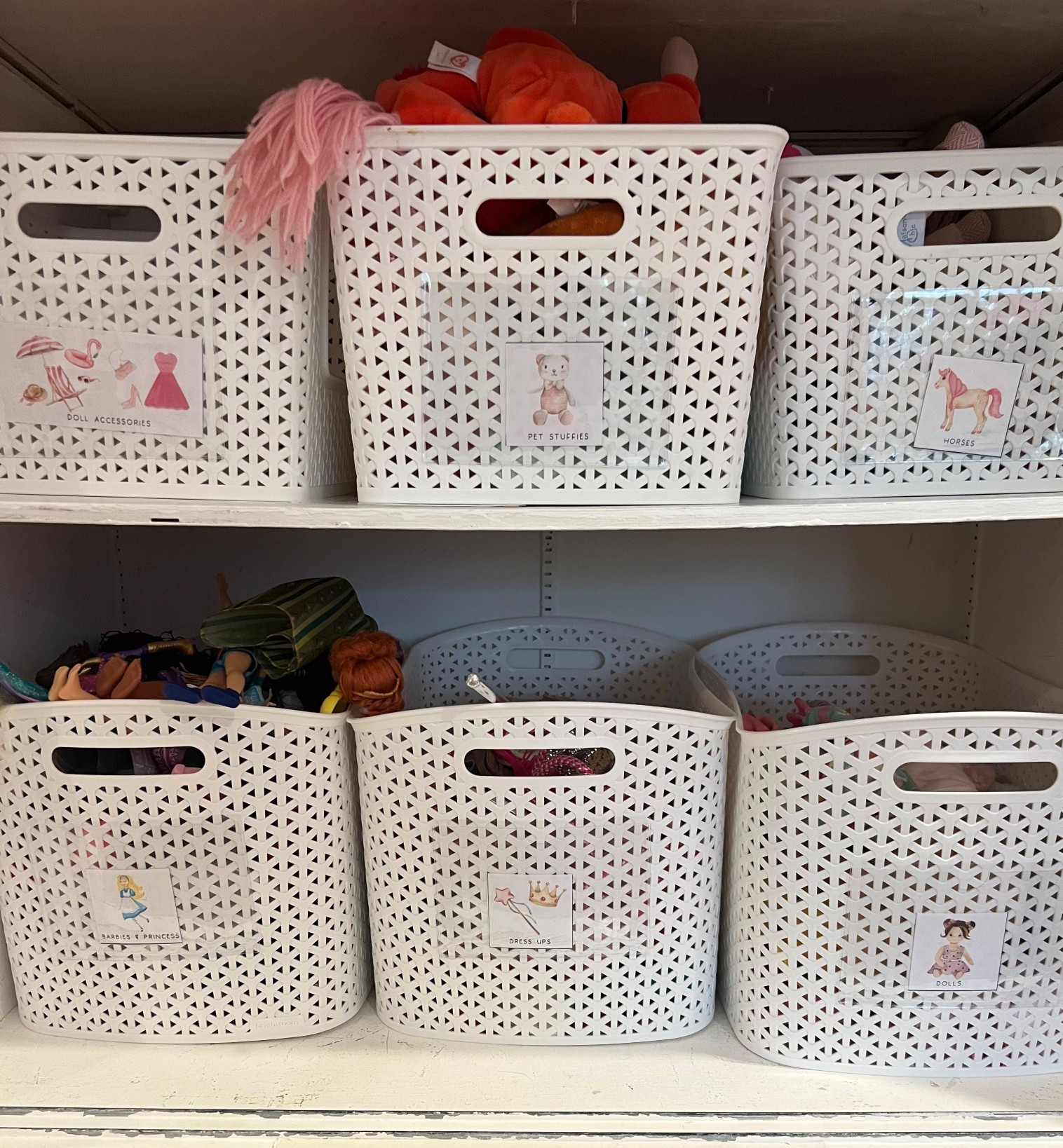 Basement & toy storage 

- grab the labels on Etsy, print
- slide them into these little plastic slots (you can change them in and out)
- plastic bins we’ve had for years and are so durable 

#LTKHome #LTKKids #LTKmomlife