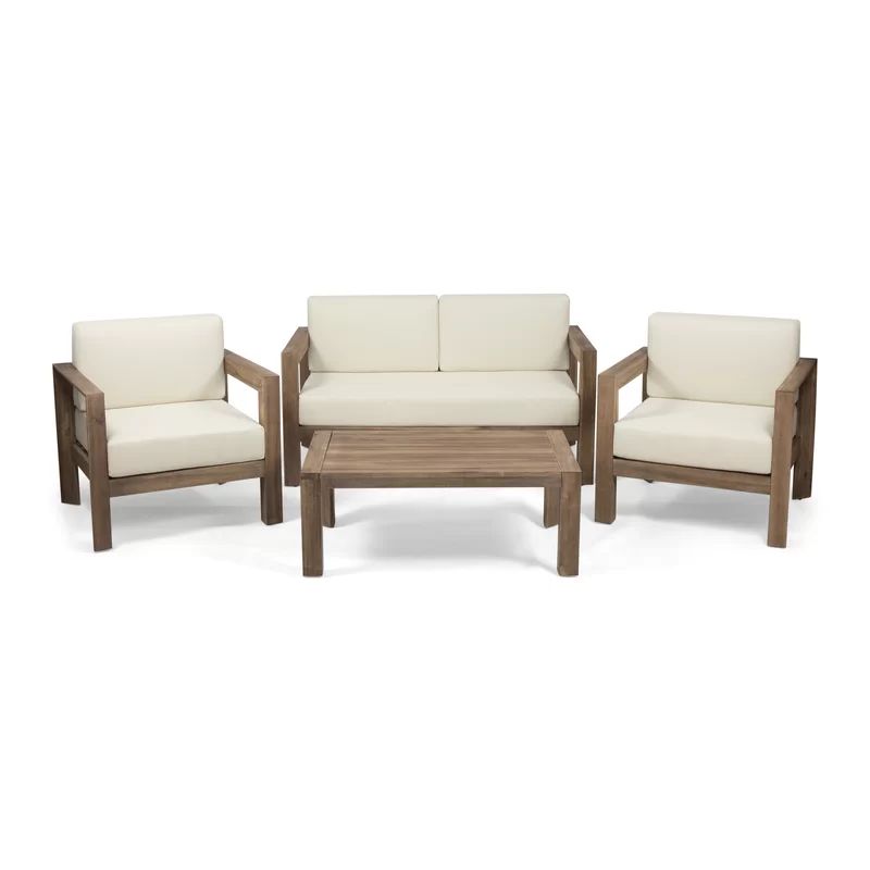 Kalita 4 Piece Sofa Seating Group with Cushions | Wayfair North America