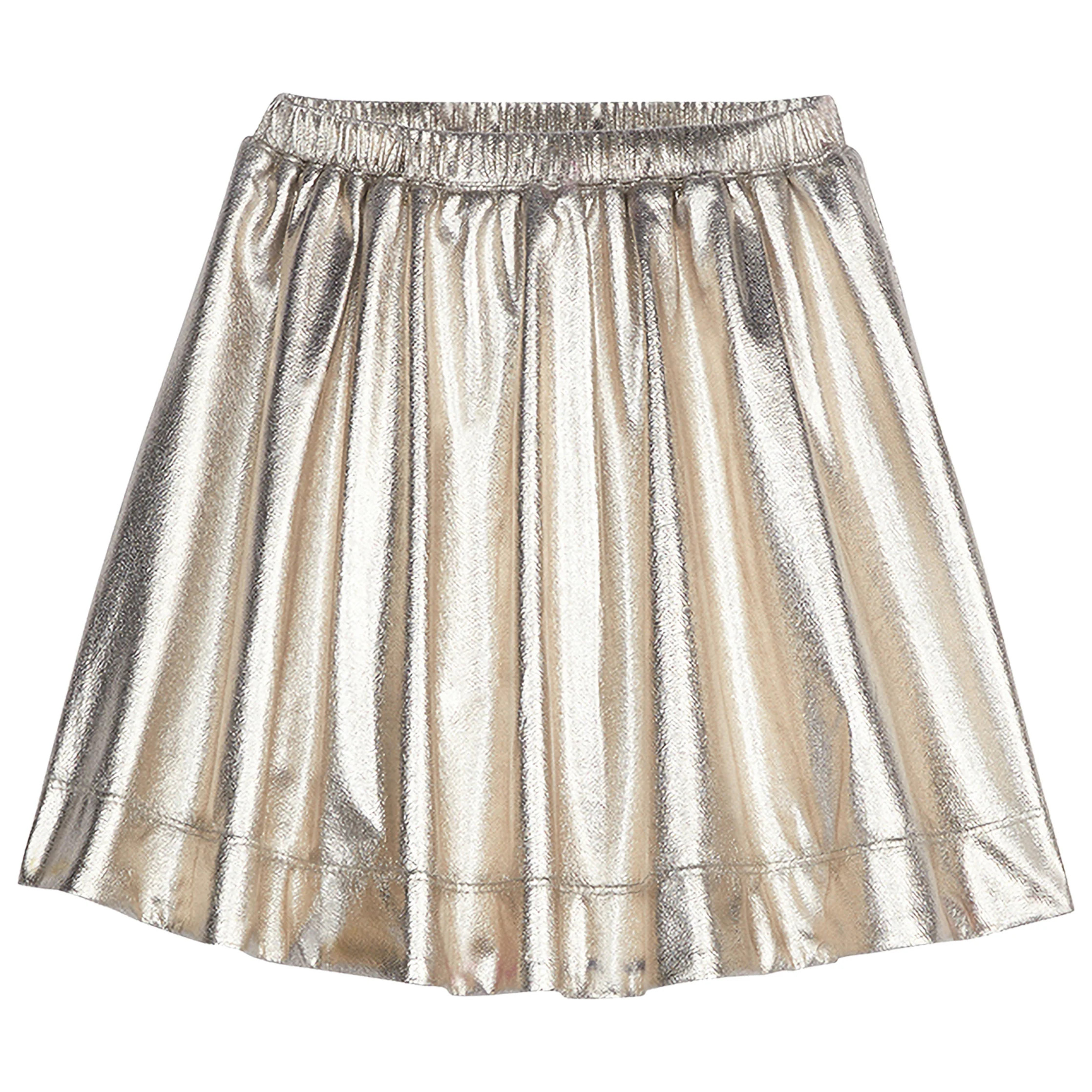 Circle Skort - Gold Lame | BISBY Kids