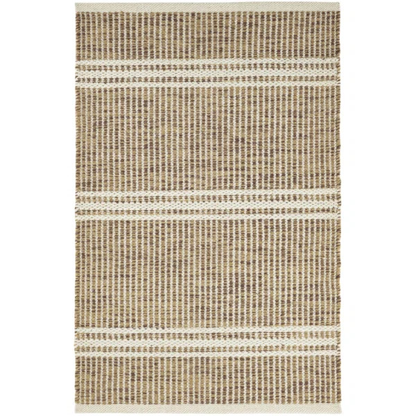 Malta Natural Handwoven Wool Rug | Perigold