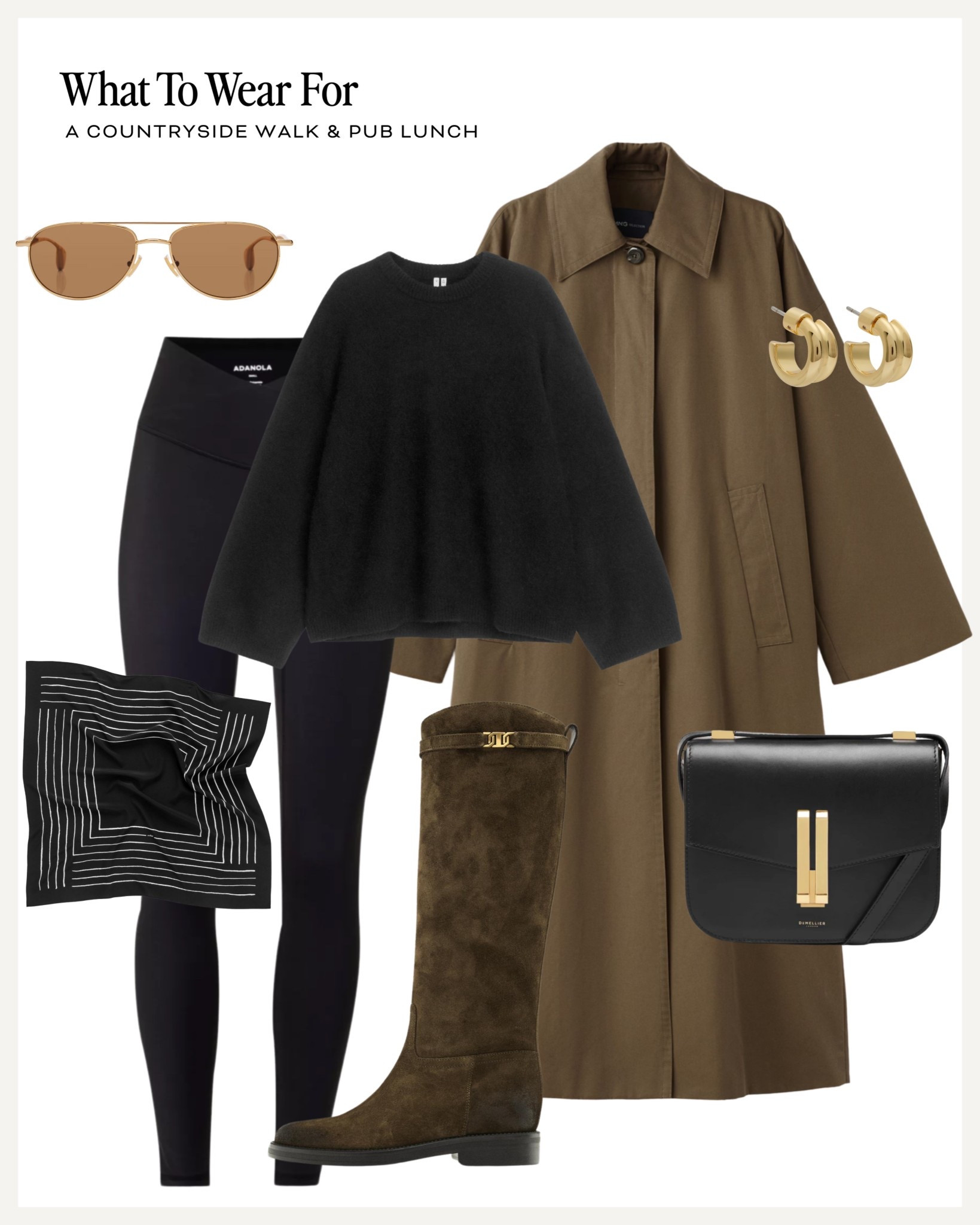 Autumn outfit inspo

Black leggings / arket knit / knee high boots / black crossbody bag / countryside chic 

#LTKuk #LTKstyletip #LTKautumn