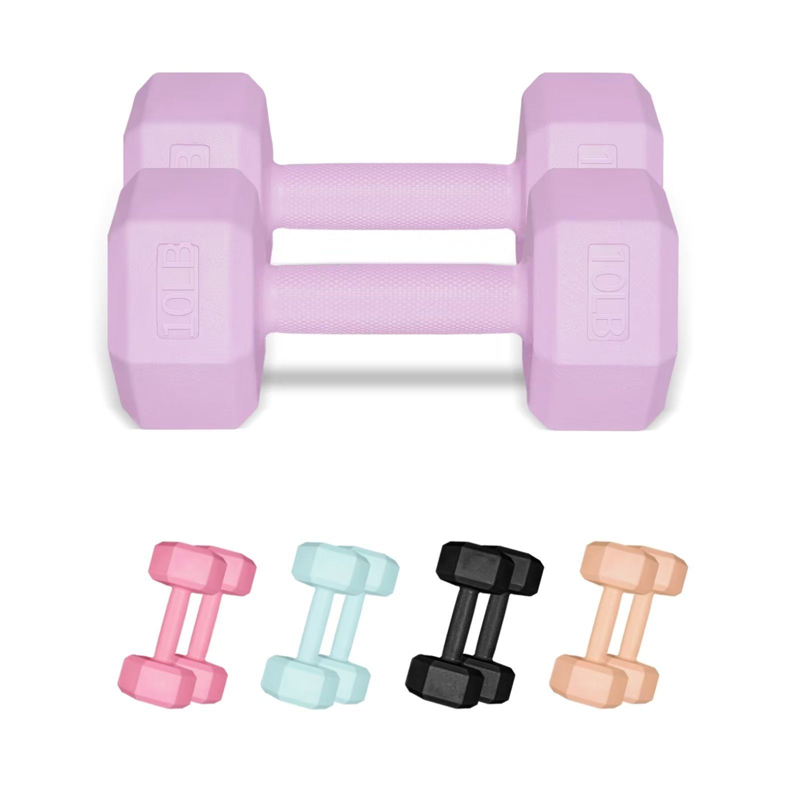 ZTTENLLY Dumbbell Sets - 5/10/15/20/25/36 lb Dumbbells Pair Hand Weights Set of 2 - Easy Grip - F... | Walmart (US)