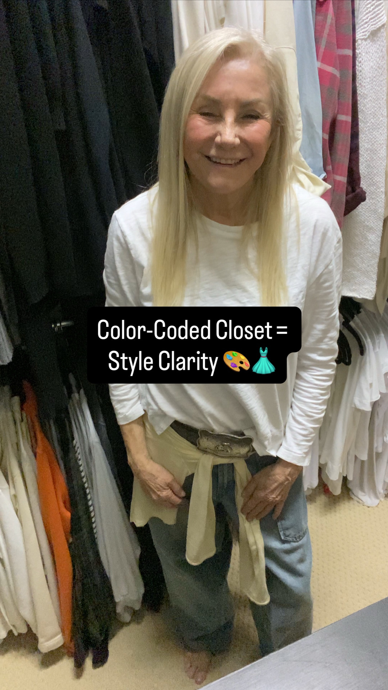 Color-coding your closet = game changer 🌈
Linked my favorite hangers, bins, and organizing must-haves that make the process effortless—and the results beautiful.
Shop to bring calm and clarity to your wardrobe.

#LTKstyle #LTKhome #ClosetEdit #OrganizedByColor #StyleSimplified #LTKFinds #BeIconic #ClosetInspo



#LTKHome #LTKStyleTip #LTKSeasonal
