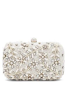 From St Xavier Diamante Vine Box Clutch in Ivory from Revolve.com | Revolve Clothing (Global)