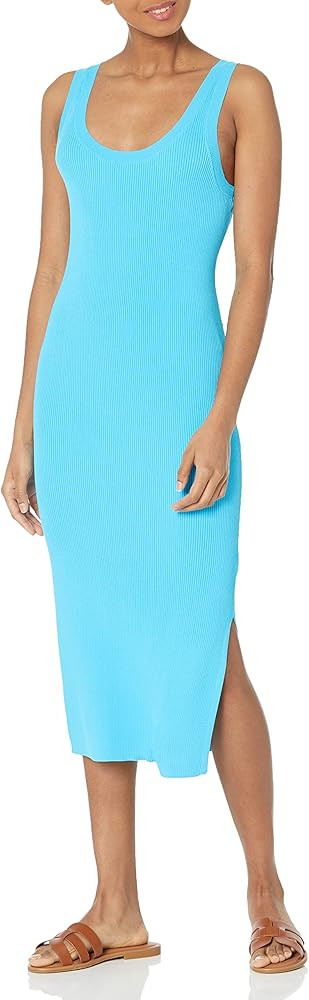 The Drop Women's Yasmin Rib Midi Sweater Tank Dress | Amazon (US)