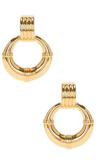 Heaven Mayhem Rosa Earrings in Metallic Gold. | Revolve Clothing (Global)