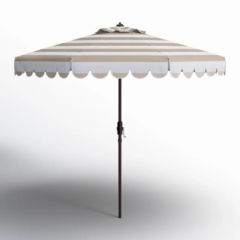 Natalee 108" Scalloped Tilt Top Market Umbrella | Wayfair North America