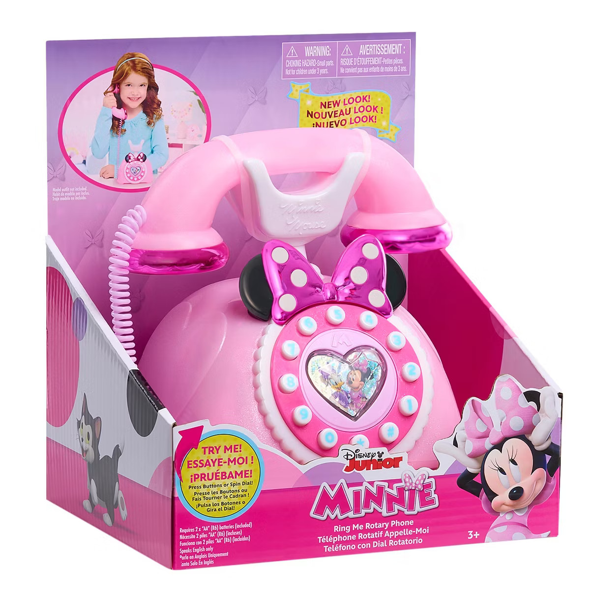 Disney Junior Minnie Mouse Ring Me Rotary Phone | Target