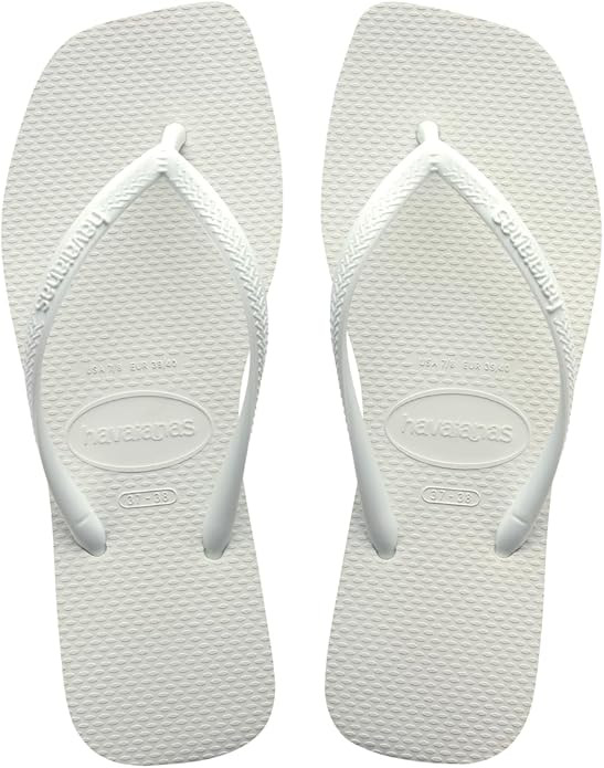 Havaianas Women Slim Square Sandal - Classic Square Toe Sandals | Amazon (US)