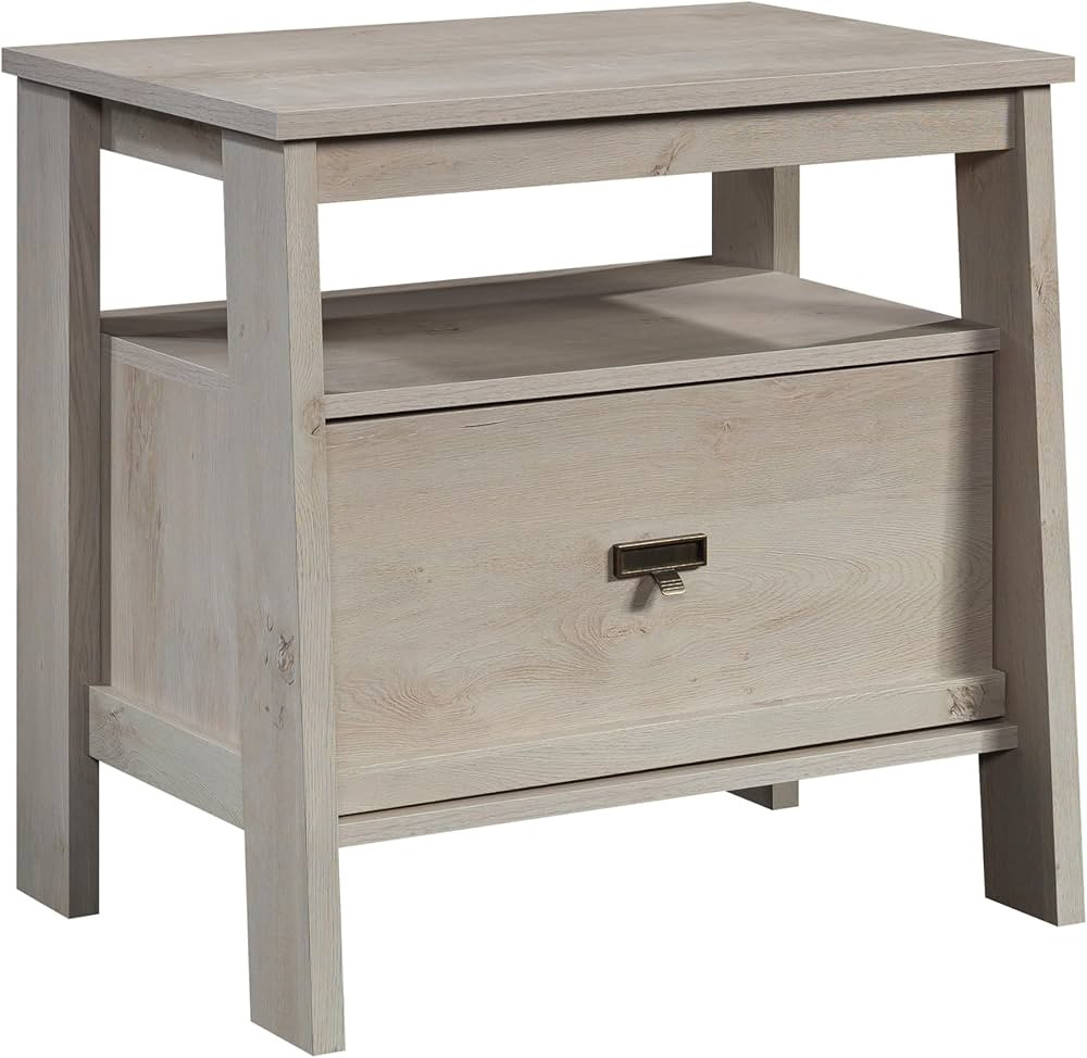 Sauder Trestle Night Stand, Chalked Chestnut Finish | Amazon (US)