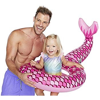 BigMouth Inc Mermaid-in-Training Lil’ Water Float - Pool Float for Infants and Kids Ages 1-3, P... | Amazon (US)