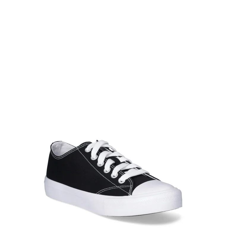 No Boundaries Womens Classic Lace Up Casual Sneakers, Wide Width Available | Walmart (US)
