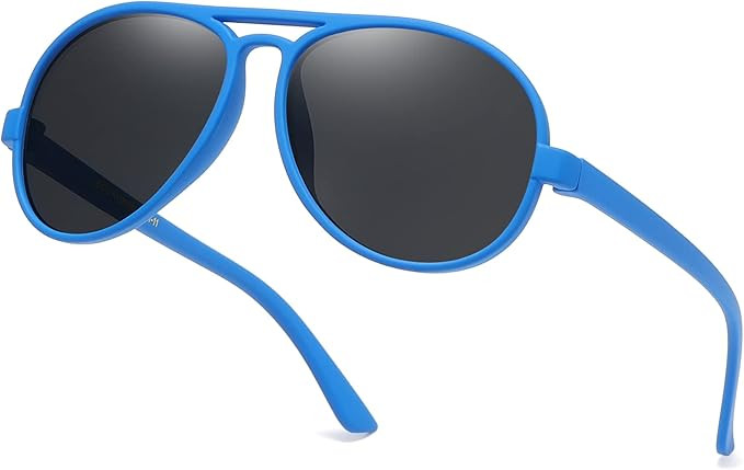 Baby Toddler Infant Shatterproof Aviator Sunglasses for Boys Girls Kids Age 0-4 | Amazon (US)