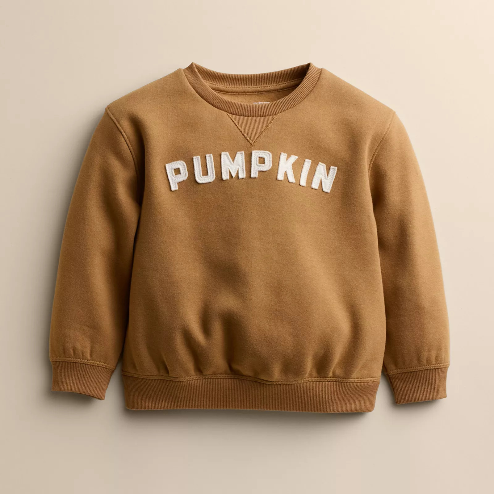 Baby & Toddler Little Co. by Lauren Conrad Crew Pullover, Toddler Girl's, Size: 5T, Brown Pumpkin | Kohl's