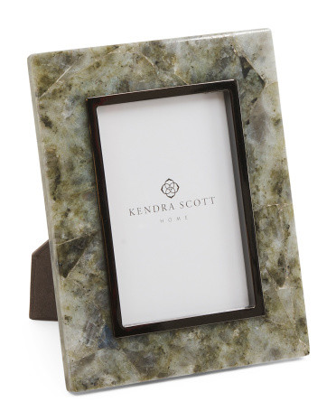 4x6 Labradorite Stone Slab Picture Frame | TJ Maxx