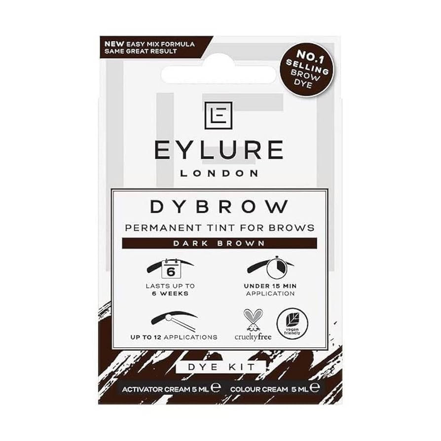 Eylure Dybrow Permanent Tint for Brows Dye Kit Dark Brown | Amazon (UK)