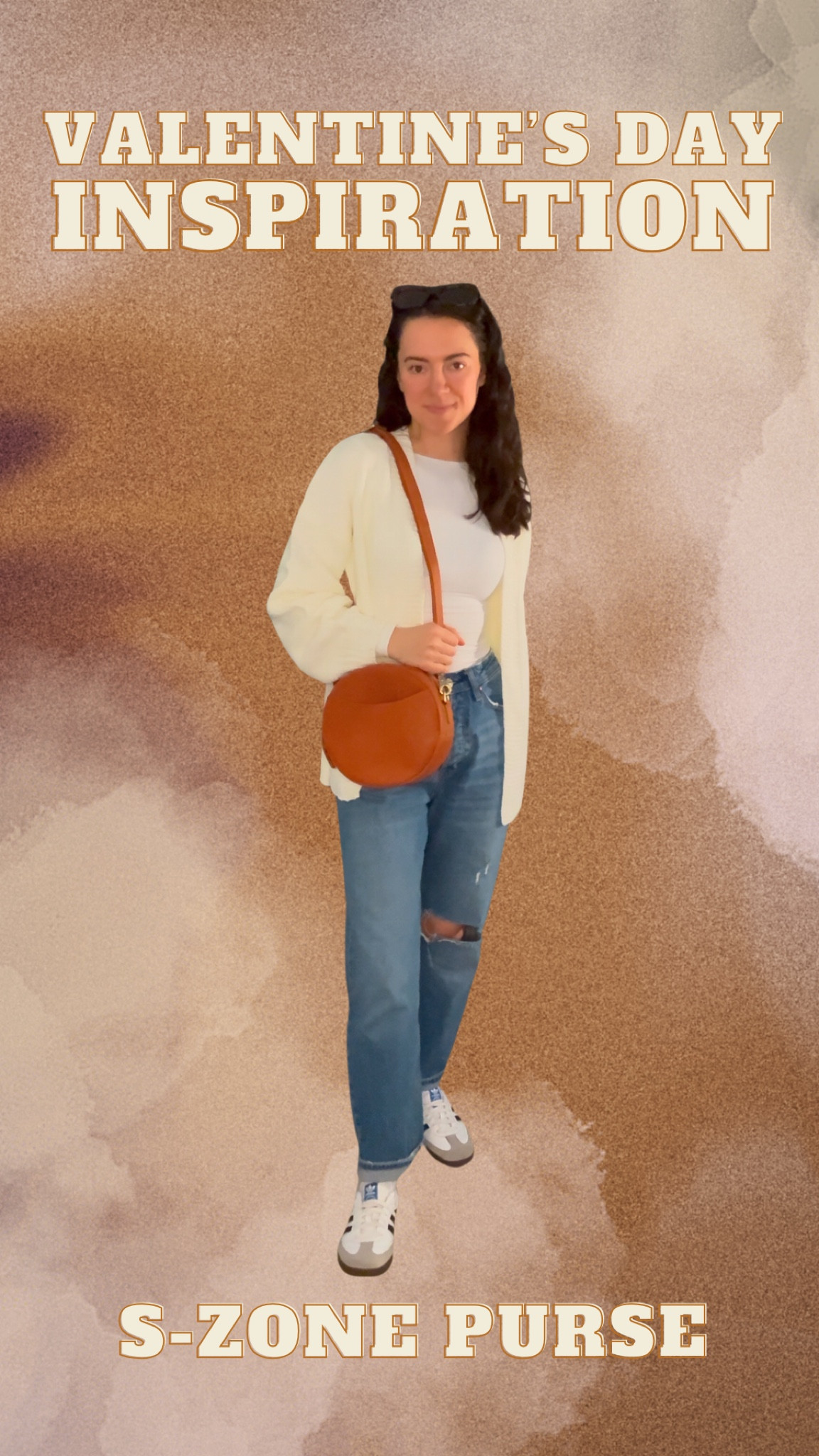 Love is in the air—and in the details of this Valentine’s Day-inspired look! 💕 Paired my cozy white sweater (with the cutest red heart on the back) and jeans with this stunning round cognac leather purse from @szonebags_us. 👜✨

Obsessed with the adjustable strap for hands-free wear, the multiple zippered pockets for all my essentials, and the high-quality leather that pulls it all together. The perfect mix of style and function! 😍

Use code SZONEBAG for 5% off and treat yourself (or someone special)! 💝

#szonebags #valentinesdaystyle #ootd #fashionfinds #leatherbaglove

#LTKGiftGuide #LTKSeasonal #LTKFindsUnder100