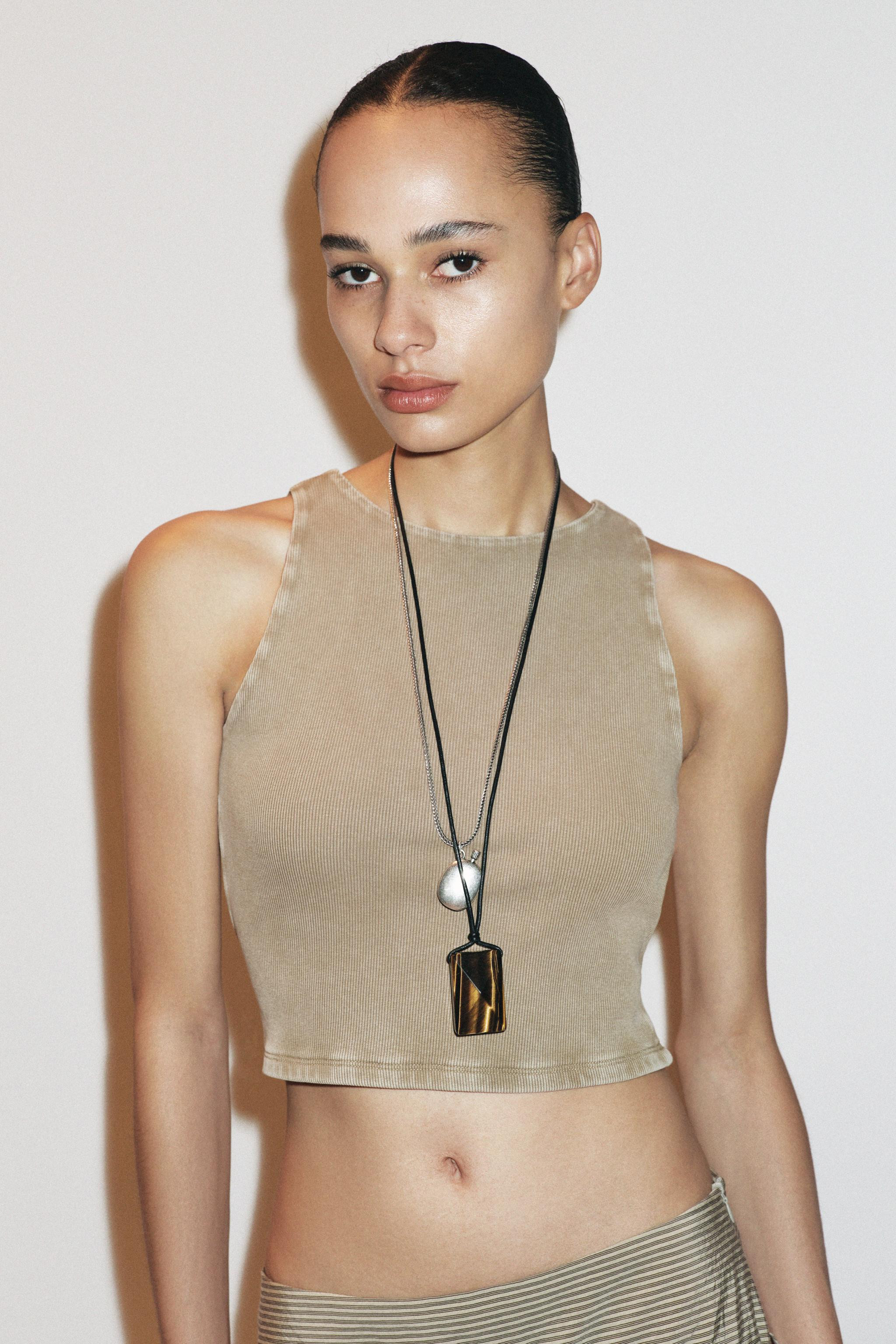 OPEN-BACK RIB T-SHIRT | Zara DE