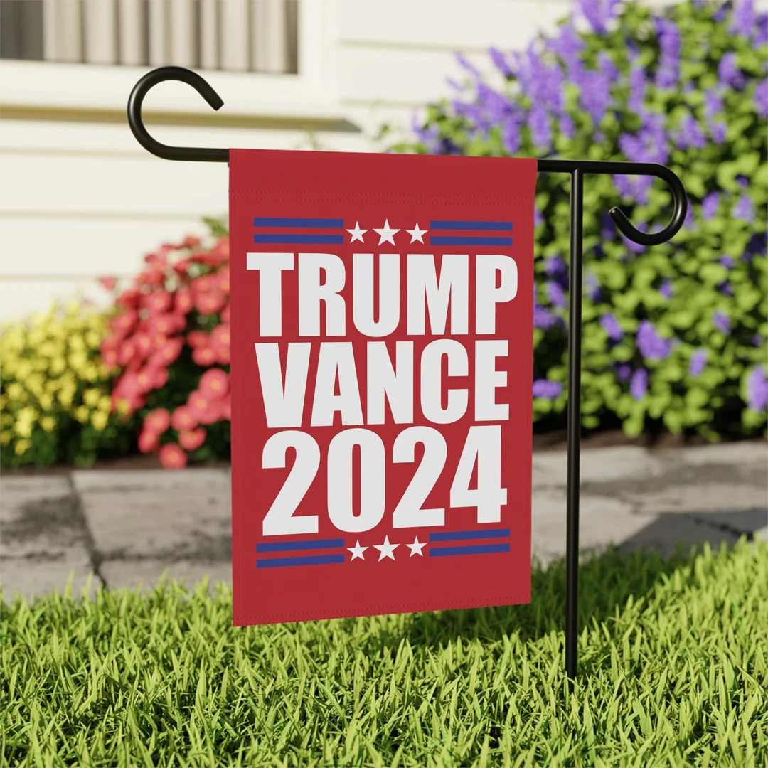 Trump Vance Flag, Trump Garden Flag, Trump 2024 Garden Flag, MAGA Garden Flag, Republican Yard Fl... | Etsy (US)