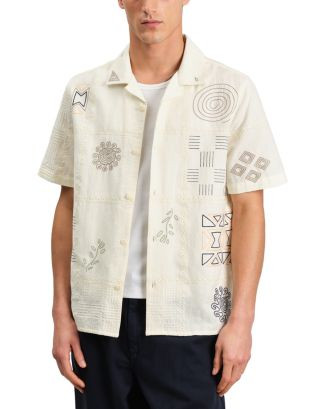 Wax London Didcot Printed Camp Shirt  | Bloomingdale's Men Casual Button-Down Shirts | Bloomingdale's (US)