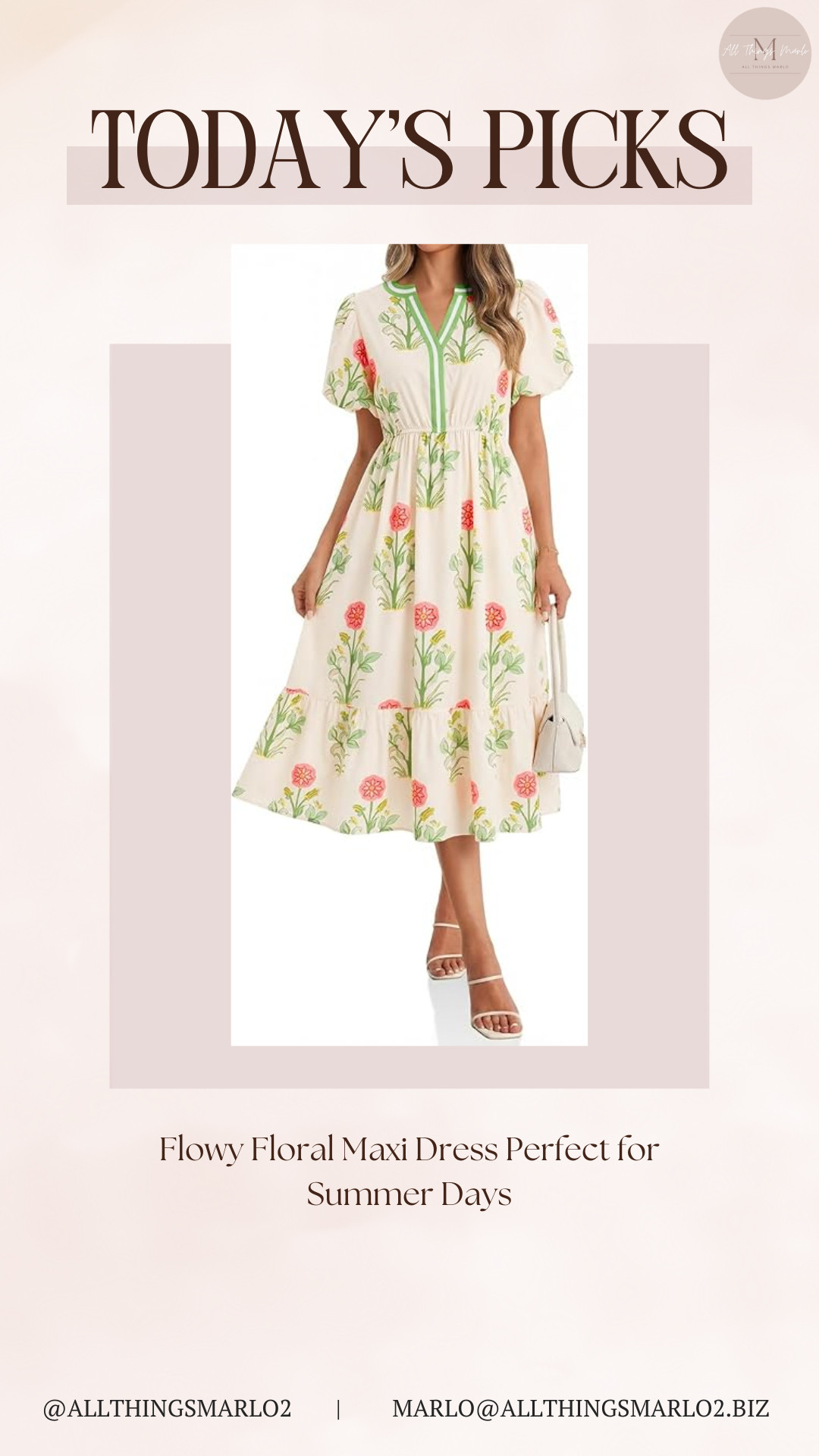 Flowy Floral Maxi Dress Perfect for Summer Days 

 #LTKootd #LTKWorkwear #LTKTravel