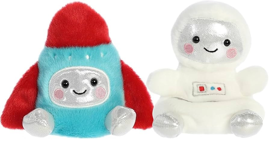 Aurora Adorable Palm Pals Set of Two - Cosmo Astronaut and Mars Rocket Ship - Pocket Sized Fun! | Amazon (US)