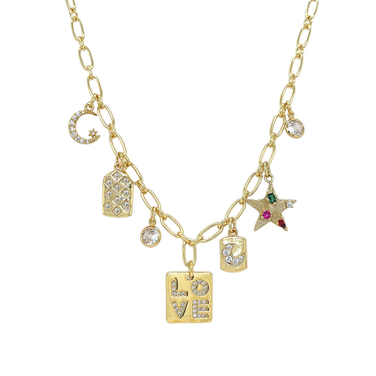 SALE Multi Charm Necklace | Jennifer Miller Jewelry