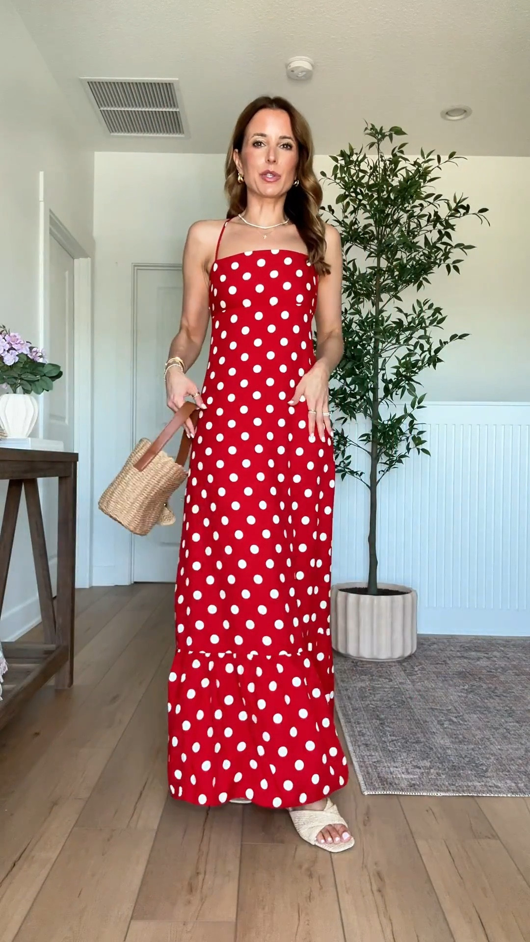 New Target arrivals. New spring arrivals. Spring outfits. Summer outfits. Resort wear. Polka dot maxi dress in XS. Vacation outfits. Vacation dresses. Summer dresses. 

#LTKPetite #LTKootd #LTKTravel