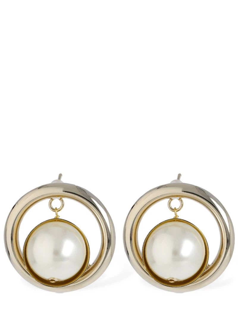 Miranda faux pearl earrings - Rosantica - Women | Luisaviaroma | Luisaviaroma