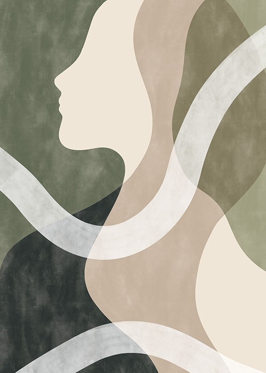 Shapes of a Face No2 Print | Desenio