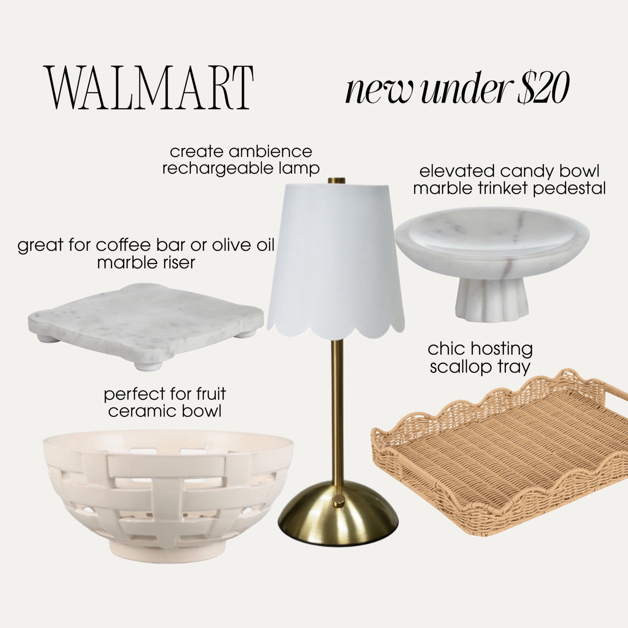 New Walmart kitchen or hosting finds under $20

#walmart #marble #bowl #lamp #tray

#LTKSeasonal #LTKHome #LTKmomlife