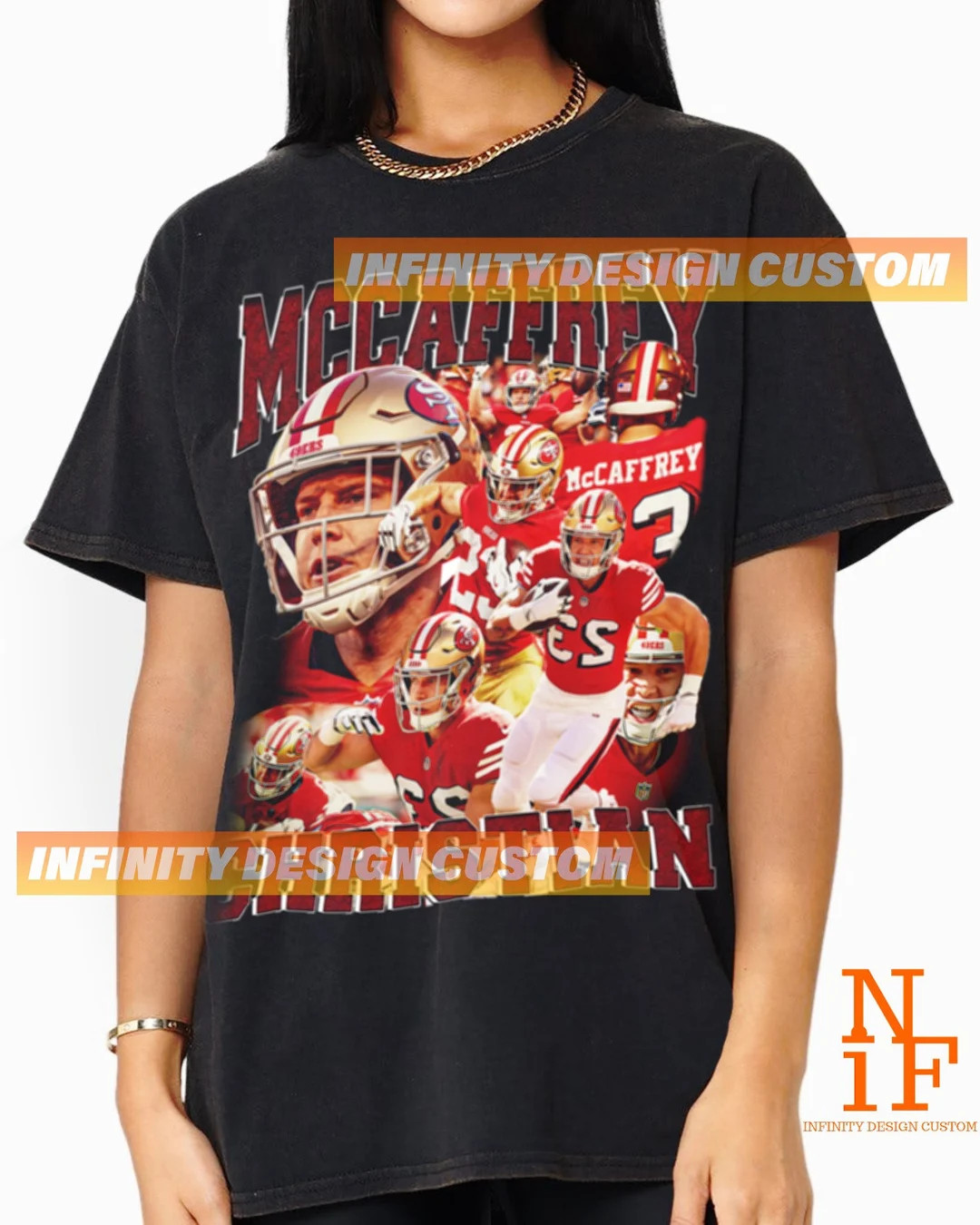 Christian Mccaffrey Vintage 90s Graphic Tee - Unisex Football Sweatshirt - Etsy | Etsy (US)