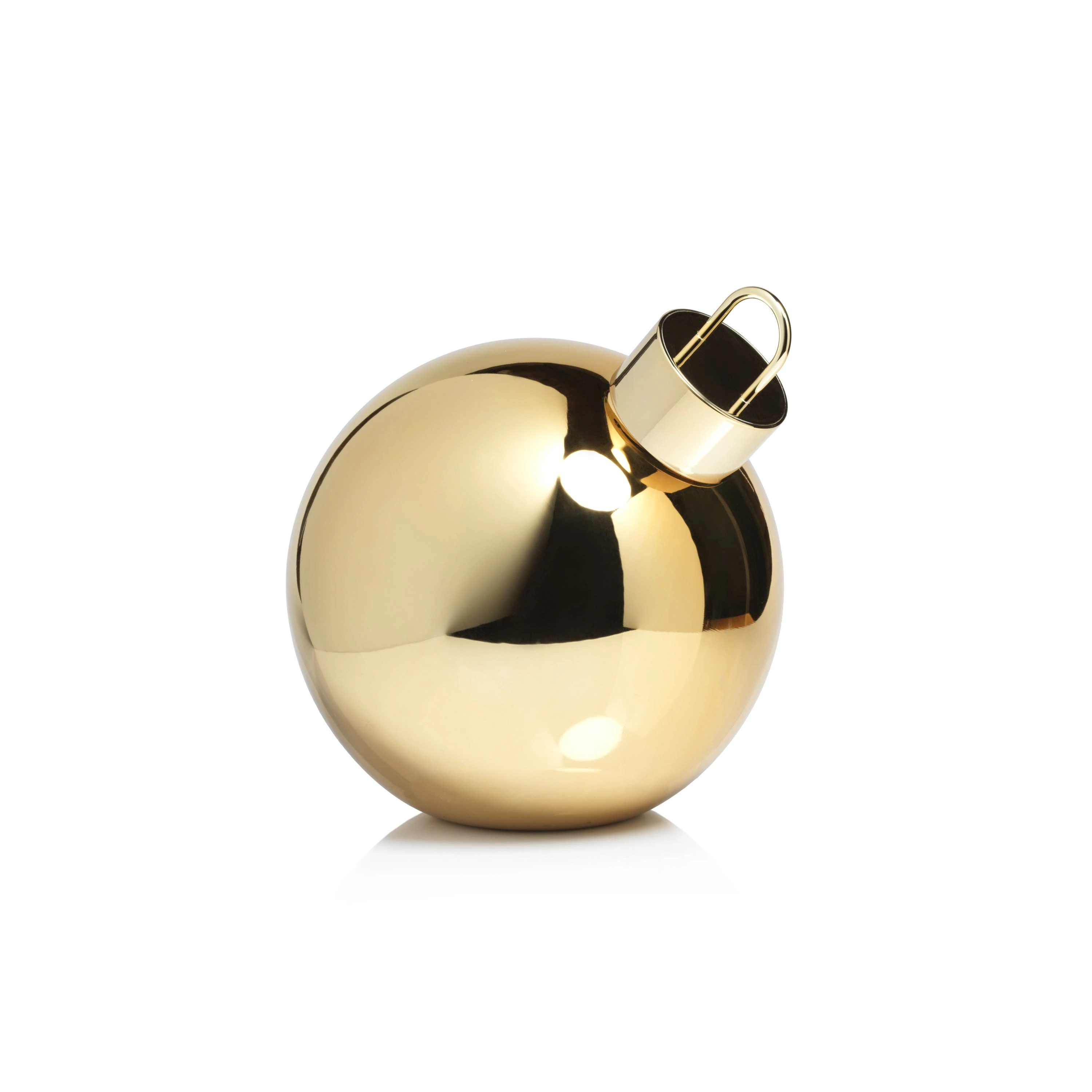 LED Oversized 11.75" Gold Glass Ball Ornament - 11.75 | Bed Bath & Beyond