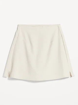 High-Waisted PowerSoft Rib-Knit Skort for Women | Old Navy (US)