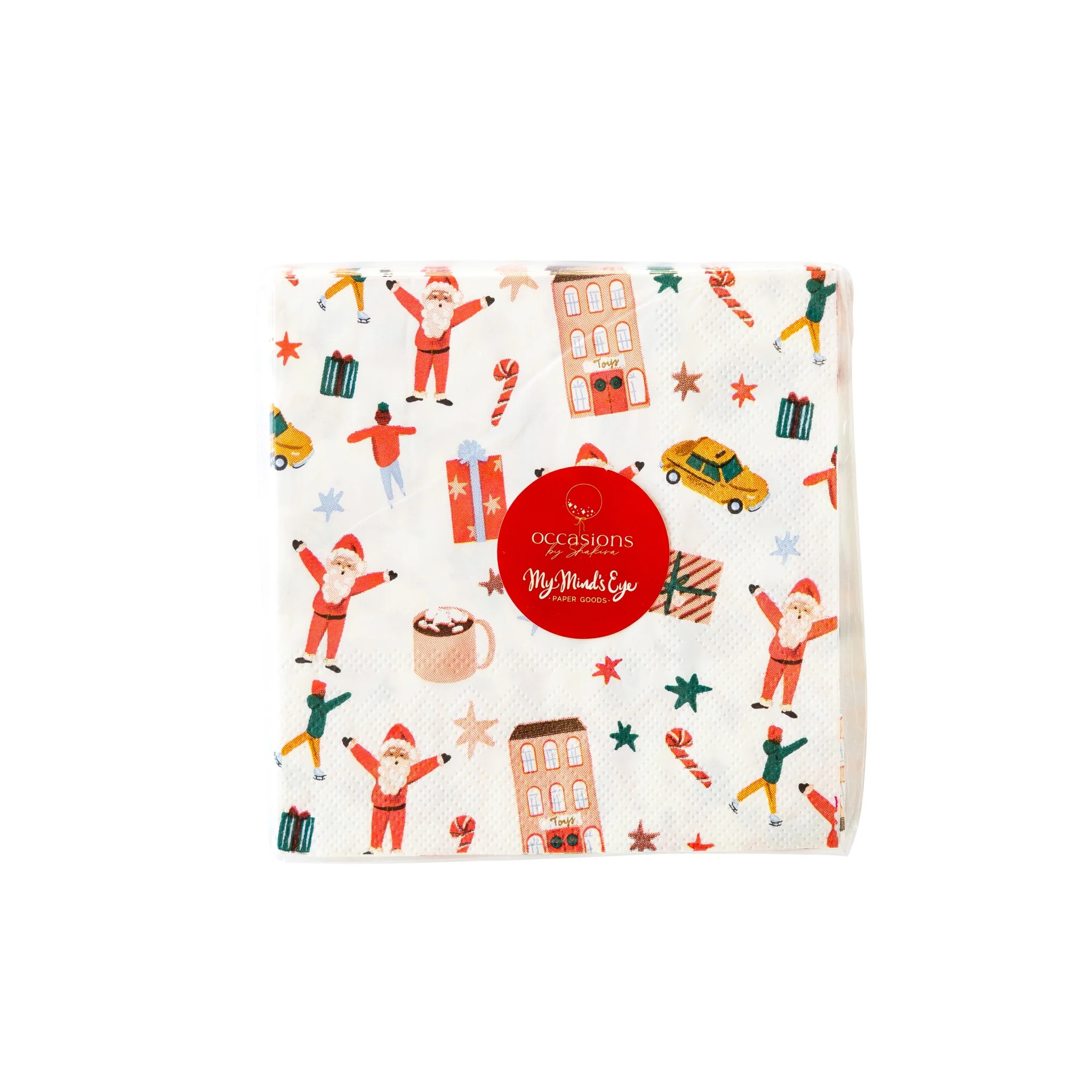 Occasions By Shakira - City Sidewalks Cocktail Napkin | My Mind's Eye