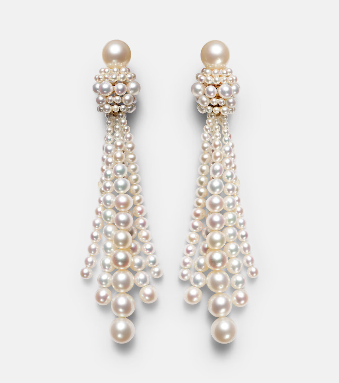 Colonna Grande 14kt gold earrings with pearls | Mytheresa (INTL)