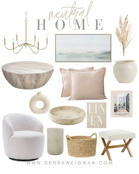 Home decor finds for a neutral home! These are great pieces to refresh your home for the new year. For your living room, dining room and bedroom! 

#homedecor #livingroom #coffeetable #diningroom 

#LTKstyletip #LTKhome #LTKFind