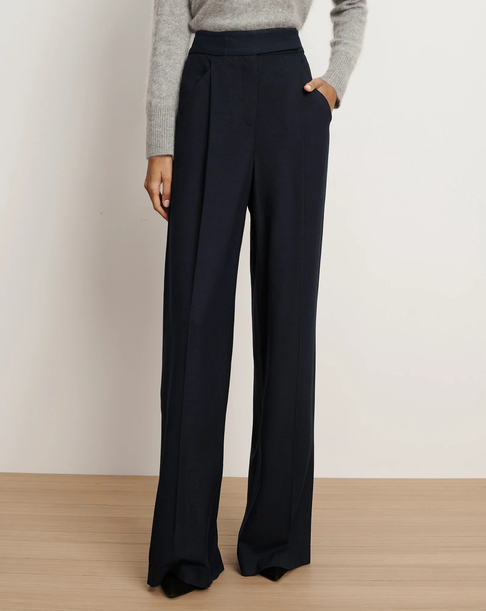 Marbeau Wide-Leg Pant | Veronica Beard