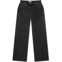 RE/DONE Women's 70s Ultra High Rise Wide Leg Jeans in Shaded Black, Size X-Small | END. Clothing | End Clothing (US & RoW)