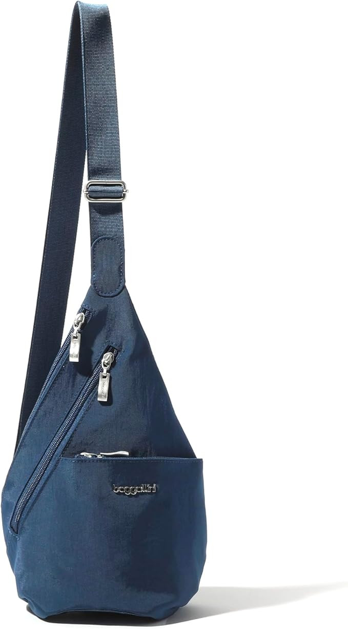 Baggallini Mini Sling - 12x7" Sling Crossbody Bag Backpack with Adjustable Shoulder Strap | Amazon (US)