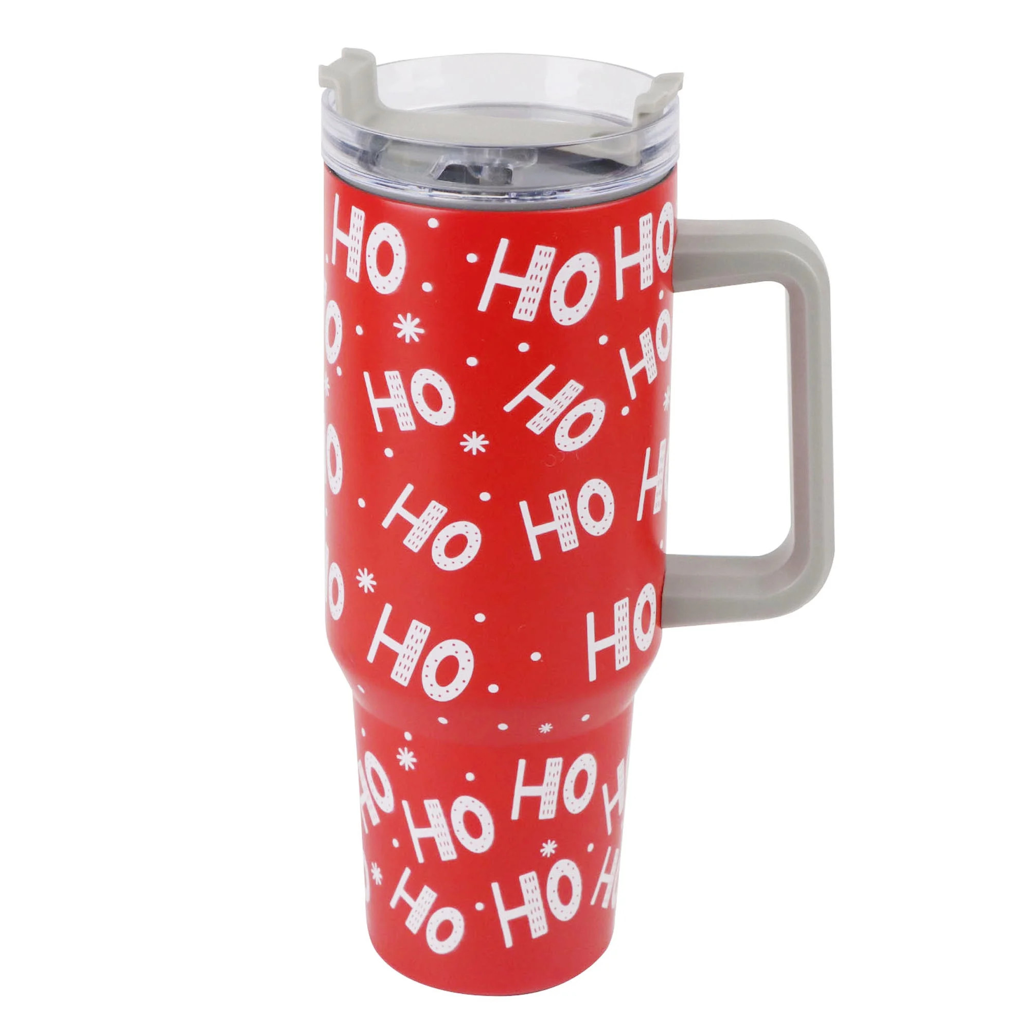 Red and White Ho Ho Ho Tumbler, 44 oz, by Holiday Time | Walmart (US)