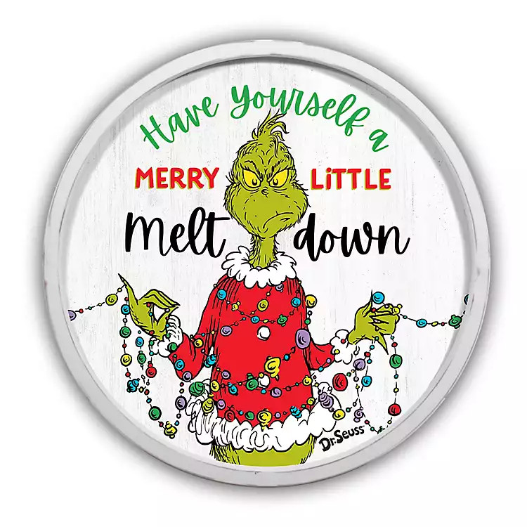 Round Merry Little Meltdown Wall Plaque | Kirklands Home | Kirklands