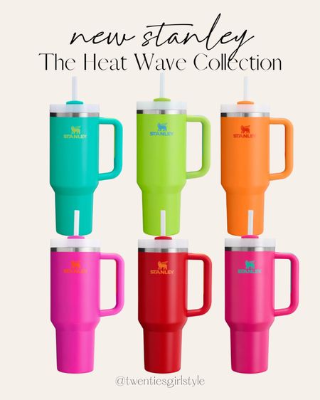 New Stanley The Heatwavr Collection 🙌🏻🙌🏻

Stanley cups, new collection, summer collection, neon Stanley cups

#LTKSeasonal #LTKStyleTip #LTKHome