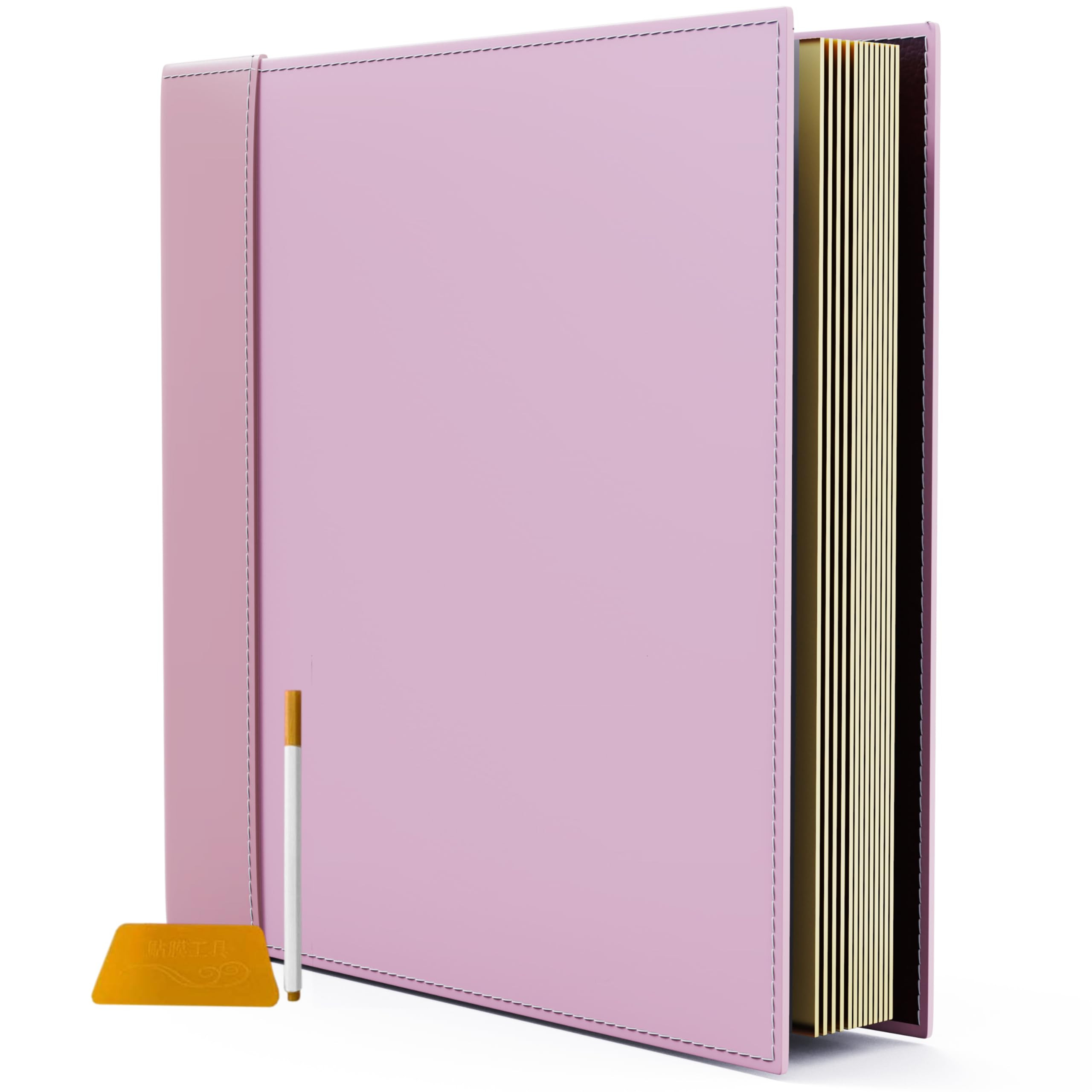 Family Photo Album Self Adhesive Pages – Vegan Leather Scrap Book Photo Album with Writing Spac... | Amazon (US)