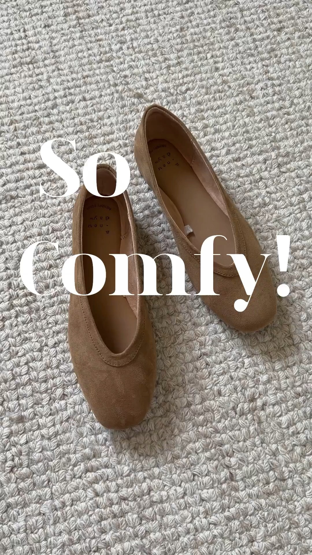 The MOST comfortable ballet flats from Target 🤎 These faux brown suede ballet flats look surprisingly luxe and the suede looks so real! The memory foam cushioning makes them insanely comfortable—I’ve even been wearing them around the house as my fancy slippers. 😂

Perfect with jeans, trousers, skirts and dresses, and such a good affordable shoe for fall.

➡️ True to size
➡️ Memory foam cushioning
➡️ Faux brown suede

Target ballet flats | Target shoes | brown suede ballet flats | faux suede flats | comfortable ballet flats | memory foam flats | fall shoes | affordable shoes | Target finds | Target fashion | brown flats | everyday shoes | ballet flat outfit | fall fashion
@Target 

#TargetFinds #BalletFlats #FallShoes #LTKShoeCrush

#LTKgrwm #LTKootd #LTKOver40