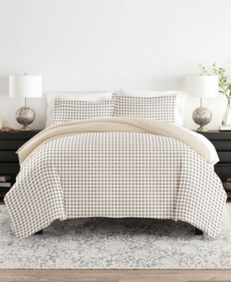 Timeless Pattern Reversible 3-Pc. Duvet Cover Set, Full/Queen | Macy's