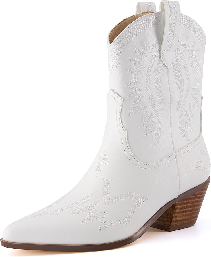 CUSHIONAIRE Women's Leon Western boot +Memory Foam, Wide Widths Available | Amazon (US)