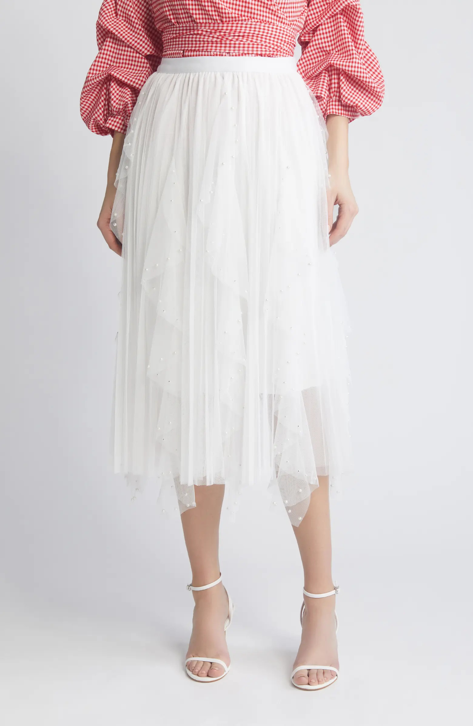 Wendy Beaded Tulle Skirt | Nordstrom