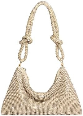 Rhinestone Purse for Women Evening Bag Glitter Sparkly Mini Handbags | Amazon (US)